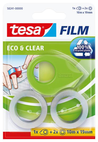 Tesa tape eco & clear mini 19mmx10m 582410000 grün 2 stück - Tesa-582410000-4042448222688