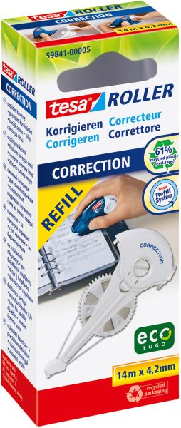 Tesa korrekturroller refill 598410000 4,2mmx14m - Tesa-598410000-4042448111357