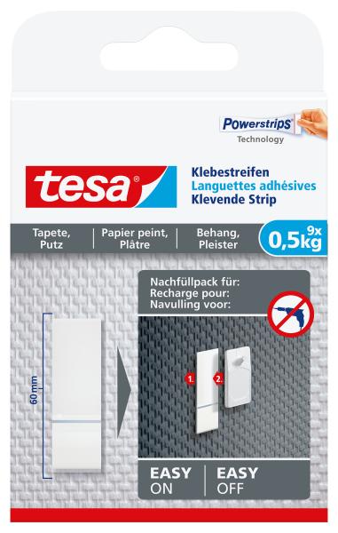 Tesa klebestreifen 0,5 kg 777700000 tapete & putz - Tesa-777700000-4042448340443