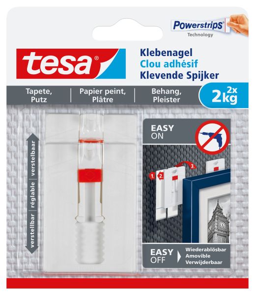 Tesa verst. klebenagel 2x2kg 777770000 tapete & putz - Tesa-777770000-4042448340511
