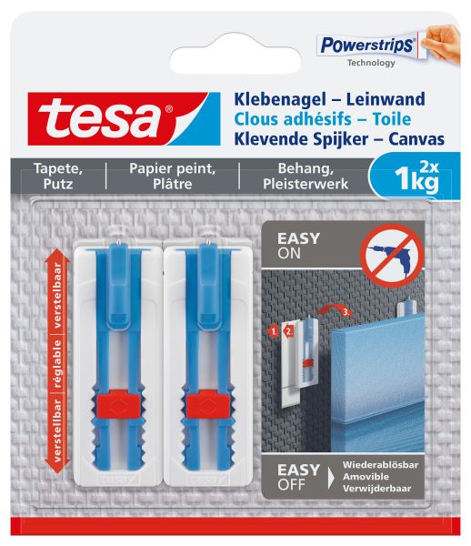 Tesa klebenagel 2x1kg 77778-00000 tapete & putz - Tesa-77778-00000-4042448537065