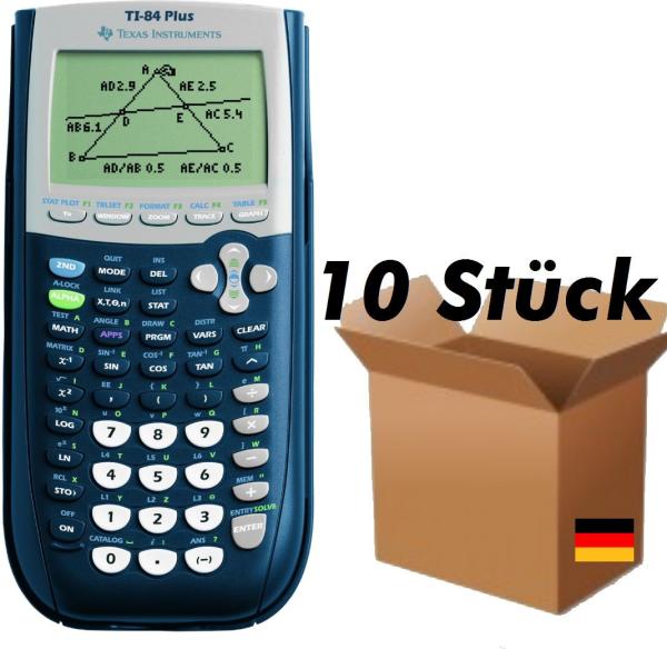 Texas instruments grafikrechner 84+ tp ger de, 10 stück - Texas-instruments-84-tp-ger-3243480101981