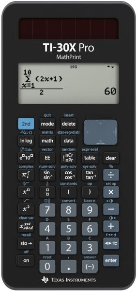 Texas instruments mathprint d/f ti-30x pro mathprint schulrechner - Texas-instruments-ti-30x-pro-mathprint-3243480107013