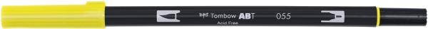 Tombow dual brush pen abt 055 process yellow - Tombow-abt-055-4901991901153-02.jpg