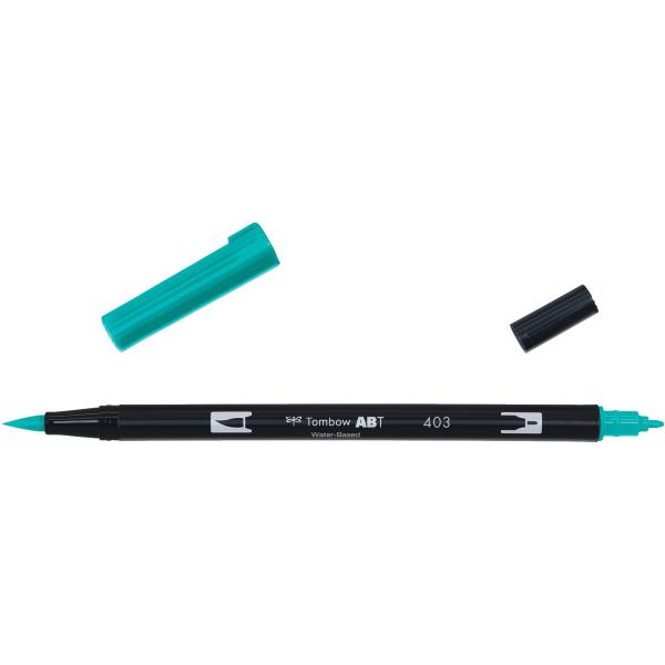 Tombow dual brush pen abt-403 bright blue - Tombow-abt-403-4901991647778-02.jpg