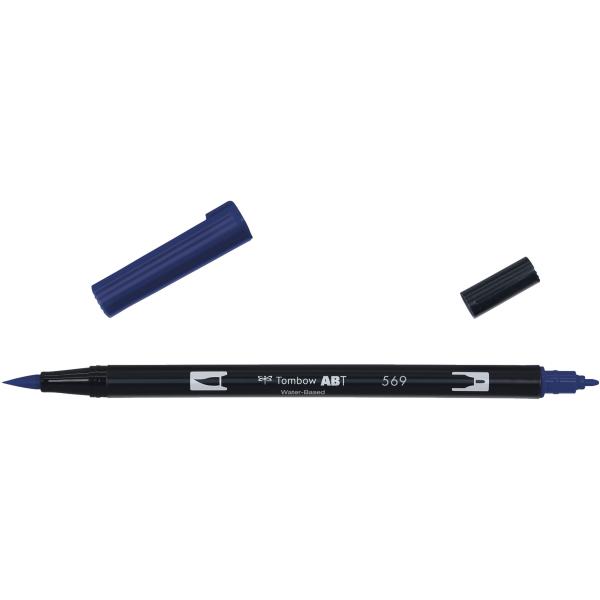 Tombow dual brush pen abt-569 jet blue - Tombow-abt-569-4901991647792-02.jpg