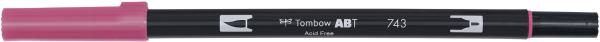 Tombow dual brush pen abt 743 hot pink - Tombow-abt-743-4901991901931-02.jpg