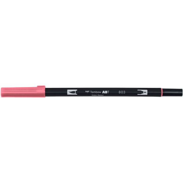 Tombow dual brush pen abt-803 pink punch - Tombow-abt-803-4901991647808