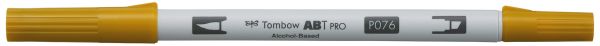 Tombow dual brush pen abt pro abtp-076 green ochre - Tombow-abtp-076-4901991648065