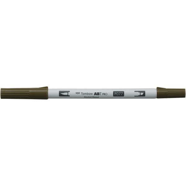 Tombow dual brush pen abt pro abtp-077 antique bronze - Tombow-abtp-077-4901991648072
