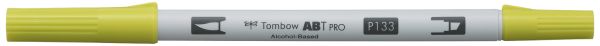 Tombow dual brush pen abt pro abtp-133 chartreuse - Tombow-abtp-133-4901991648126