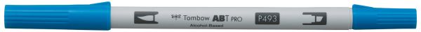 Tombow dual brush pen abt pro abtp-493 reflex blue - Tombow-abtp-493-4901991648379