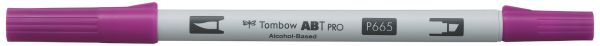 Tombow dual brush pen abt pro abtp-665 purple - Tombow-abtp-665-4901991648515