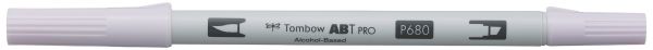 Tombow dual brush pen abt pro abtp-680 ice pink - Tombow-abtp-680-4901991648546