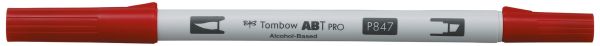 Tombow dual brush pen abt pro abtp-847 crimson - Tombow-abtp-847-4901991648713