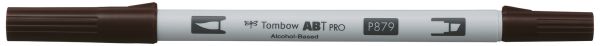 Tombow dual brush pen abt pro abtp-879 brown - Tombow-abtp-879-4901991648775