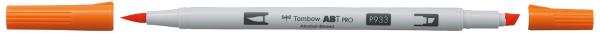 Tombow dual brush pen abt pro abtp-933 orange - Tombow-abtp-933-4901991648836-02.jpg