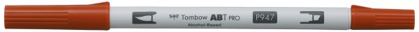 Tombow dual brush pen abt pro abtp-947 burnt sienna - Tombow-abtp-947-4901991648850