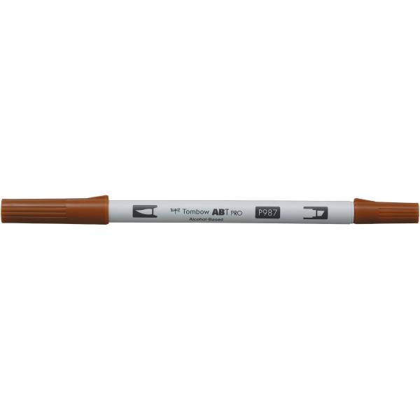 Tombow dual brush pen abt pro abtp-987 bronze - Tombow-abtp-987-4901991648898