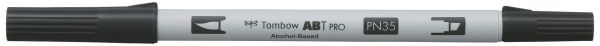 Tombow dual brush pen abt pro abtp-n35 cool grey 12 - Tombow-abtp-n35-4901991648980
