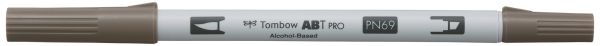 Tombow dual brush pen abt pro abtp-n69 warm grey 4 - Tombow-abtp-n69-4901991649031