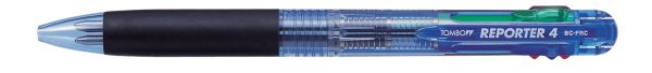 Tombow kugelschreiber 4-farben bc-frc40 reporter, translucent blue - Tombow-bc-frc40-4901991635300
