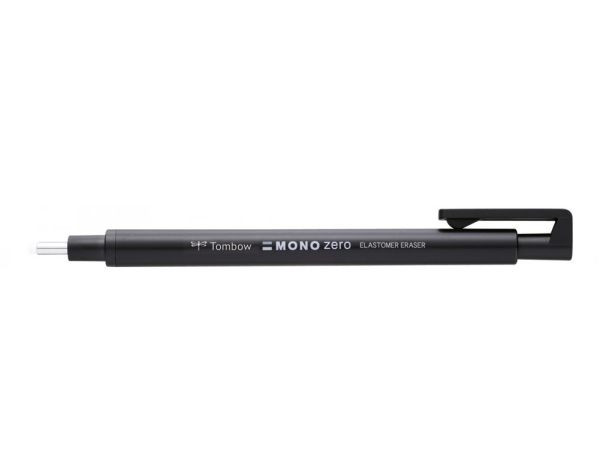 Tombow radiergummi präz. 2,3mm ehkur11b mono zero rund schwarz - Tombow-ehkur11b-4003198501133