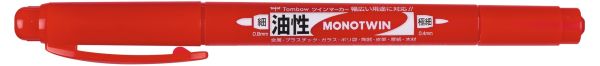 Tombow mono twin zeichen-marker os-tme25 rot - Tombow-os-tme25-4901991642261