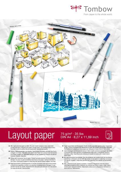 Tombow layoutblock a4 pb-layout weiss, 75g 75 blatt - Tombow-pb-layout-4003198950252-02.jpg