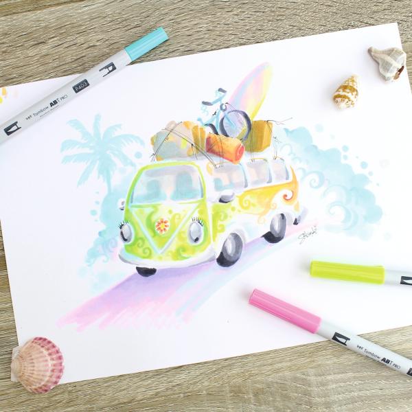 Tombow zeichenblock bristol a6 pb-mark-cov 250g, 25 blatt - Tombow-pb-mark-cov-4003198950351-03.jpg