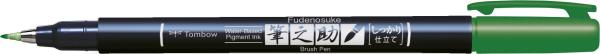 Tombow kalligraphie stift hard ws-bh07 fudenosuke, grün - Tombow-ws-bh07-4901991647938-02.jpg