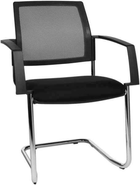 Topstar besucherstuhl visit comfort 2 bb490a t200 schwarz - Topstar-bb490a-t200-4014296960586
