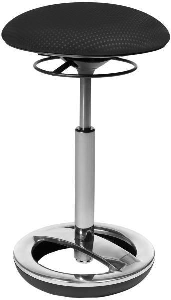 Topstar stehhocker sitness high ron su59br0 schwarz/chrome - Topstar-su59br0-4014296962153