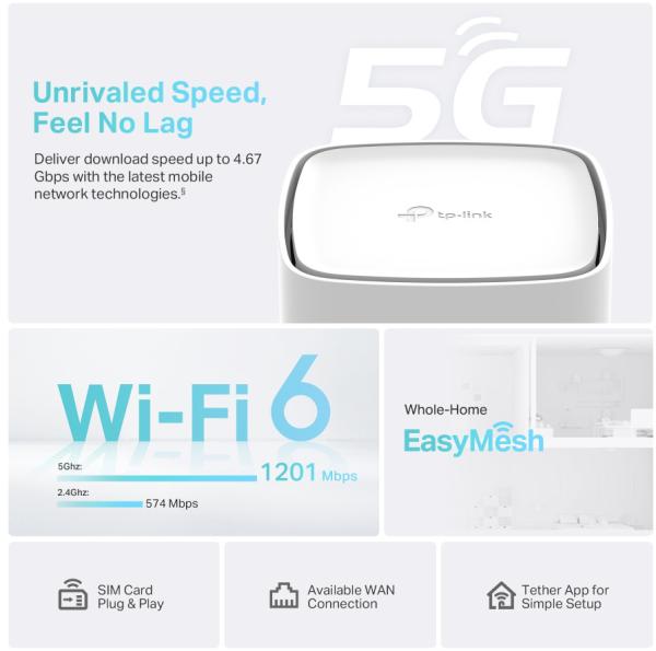 Tp-link 5g wireless db gigabit router archer nx200 ax1800 - Tp-link-archer-nx200-8885020622485-04.jpg