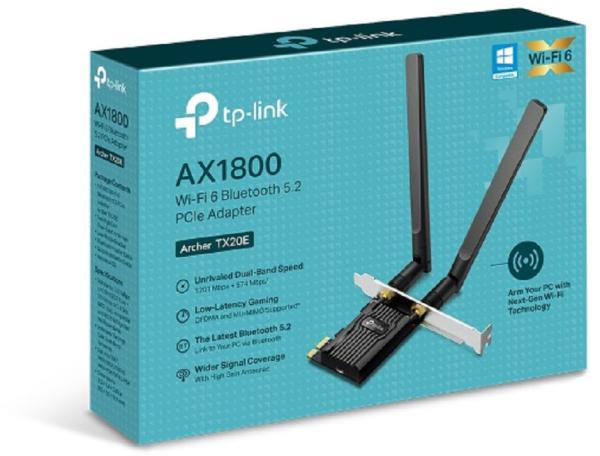 Tp-link ax1800 db wifi 6 bt 5.2 pci-e archer tx20e - Tp-link-archer-tx20e-4897098688809-04.jpg