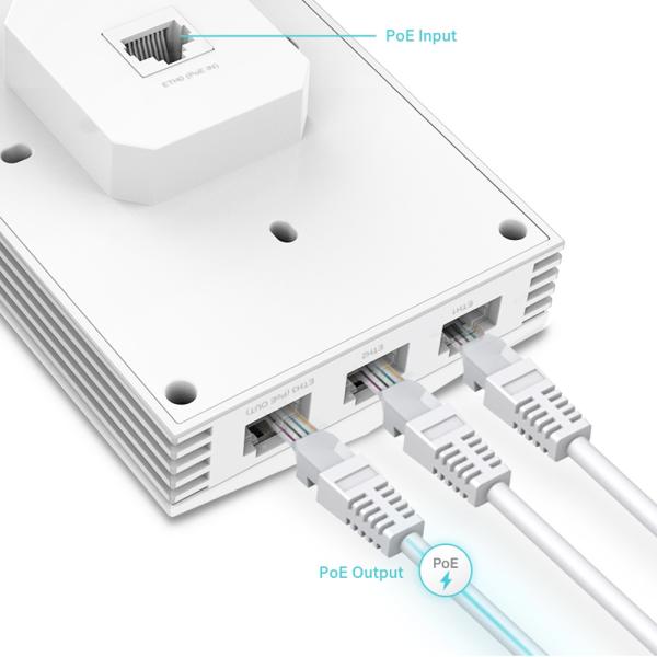 Tp-link eap655-wall eap655-wall ax3000 wallplate db wifi 6 ap - Tp-link-eap655-wall-4897098683576-04.jpg