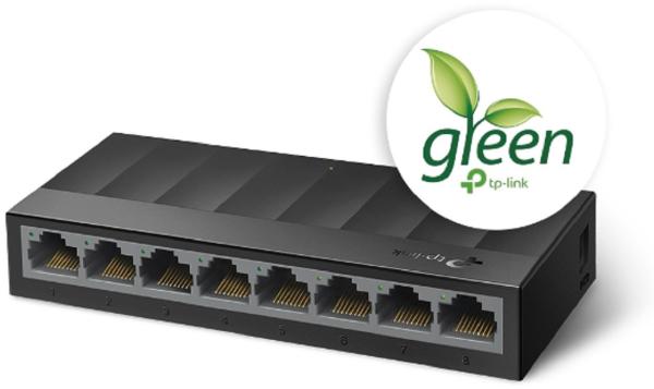 Tp-link litewave 8port gigabit switch ls1008g desktop plastic case - Tp-link-ls1008g-6935364085476-02.jpg