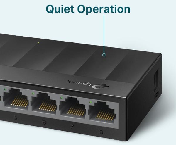 Tp-link litewave 8port gigabit switch ls1008g desktop plastic case - Tp-link-ls1008g-6935364085476-04.jpg