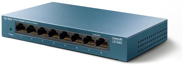 Tp-link litewave 8-port switch ls108g 8gb rj45 ports, steel case - Tp-link-ls108g-6935364085452-02.jpg