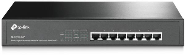 Tp-link 8-port desktop/rackmount tl-sg1008mp switch with 8-port poe - Tp-link-tl-sg1008mp-6935364086770