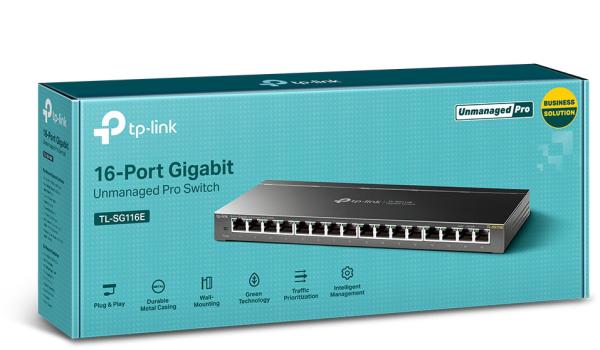 Tp-link tl-sg116e tl-sg116e 16-port gb easy smart switch - Tp-link-tl-sg116e-6935364084301