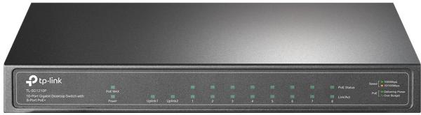 Tp-link 10port gigabit desktop switch tl-sg1210pp with 6-port poe+ - Tp-link-tl-sg1210pp-4895252500349