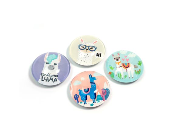 Trendform eye magnete llama ey2025 4er set assortiert - Trendform-ey2025-7640169366635
