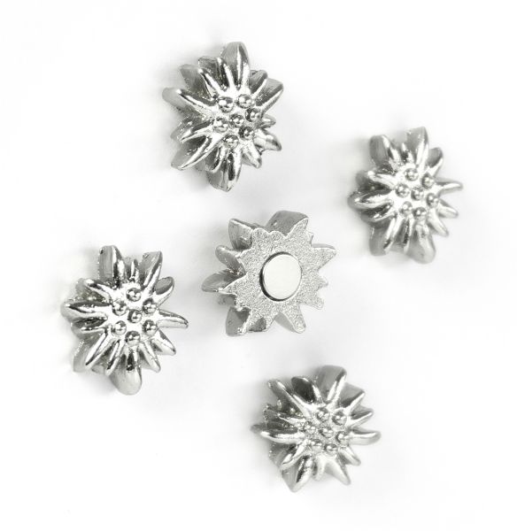Trendform magnete edelweiss fa4509 5er set, silber - Trendform-fa4509-7640169368011