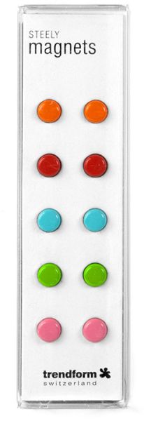 Trendform magnete steely color tf20c farbig ass. 10 stück - Trendform-tf20c-7640111239413