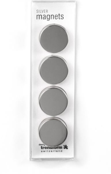 Trendform magnete silver tf2735 silber 4 stück - Trendform-tf2735-7640161866348