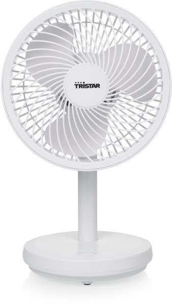 Tristar tischventilator 16.5cm ve-5841 weiss, usb, akku - Tristar-ve-5841-8713016105226