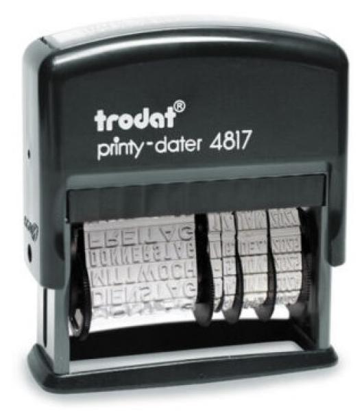 Trodat datumstempel printy d 1694817b/s dater 4817 - Trodat-1694817b-s-0092399822066