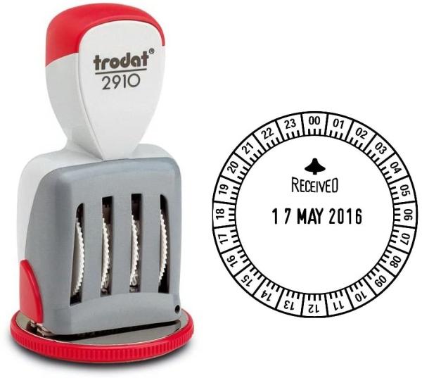 Trodat datumstempel received 2910f/lager 4mm f - Trodat-2910f-lager-0092399733720-02.jpg
