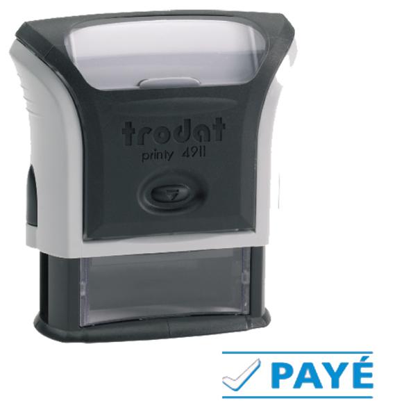 Trodat stempel paye 4911 blau - Trodat-4911-0092399430766